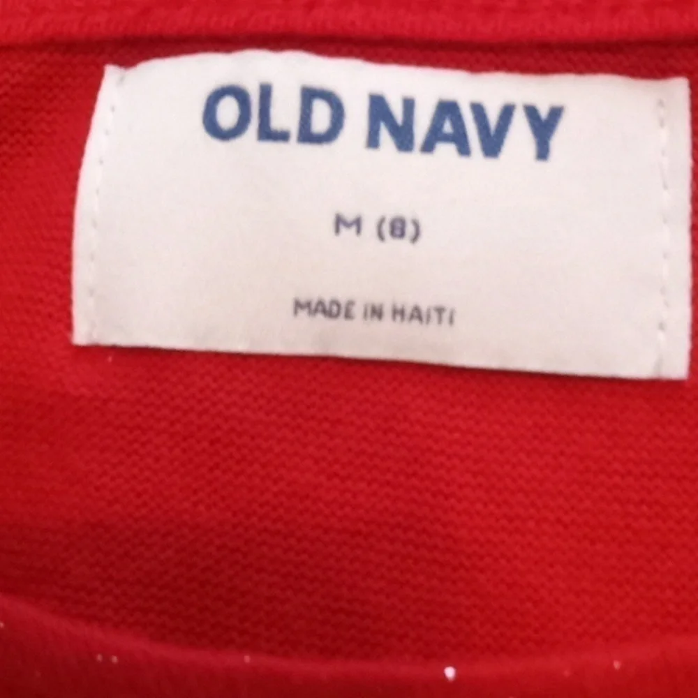 Old Navy Red Top Sz 8
